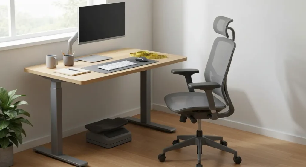 Meble biurowe – jak dobrać biurko, fotel i monitor do ergonomicznej pracy