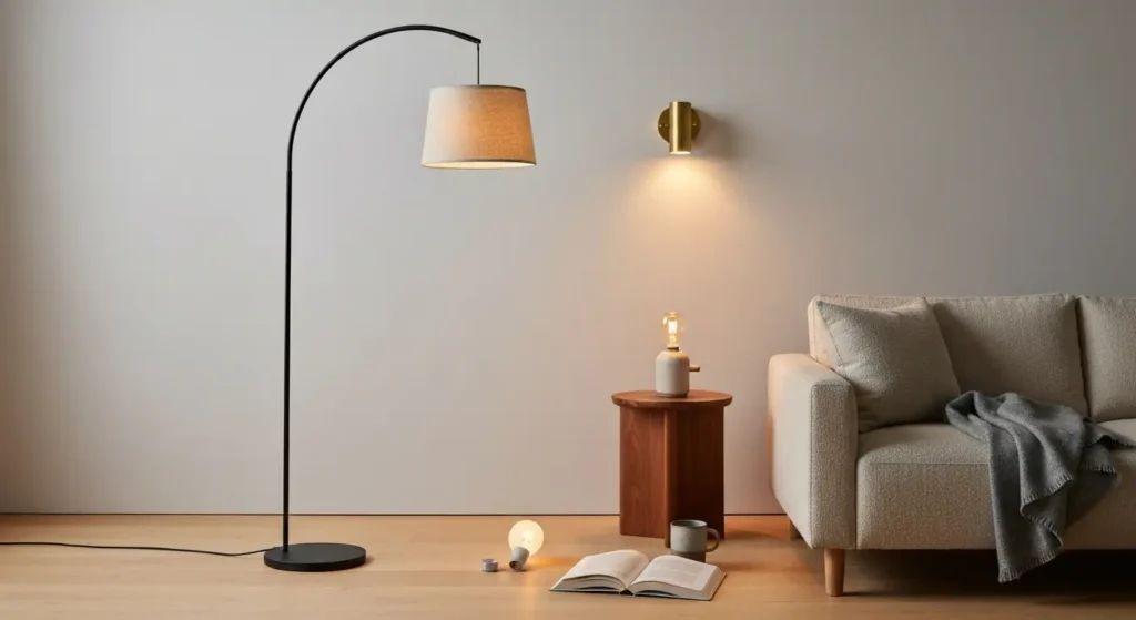 Oświetlenie salonu – rozmieszczenie lamp według funkcji i stref aktywności
